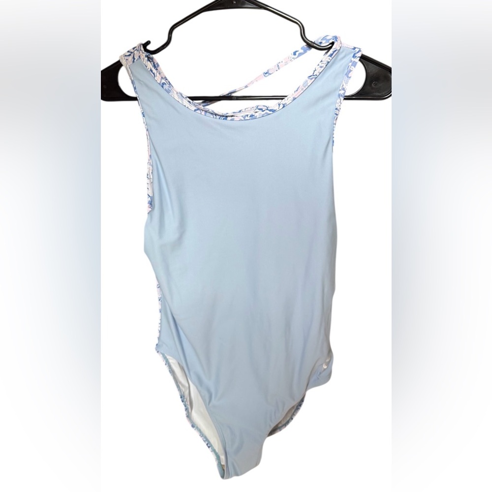 Pastel Blue and Pink Plum Leotard (AXL)